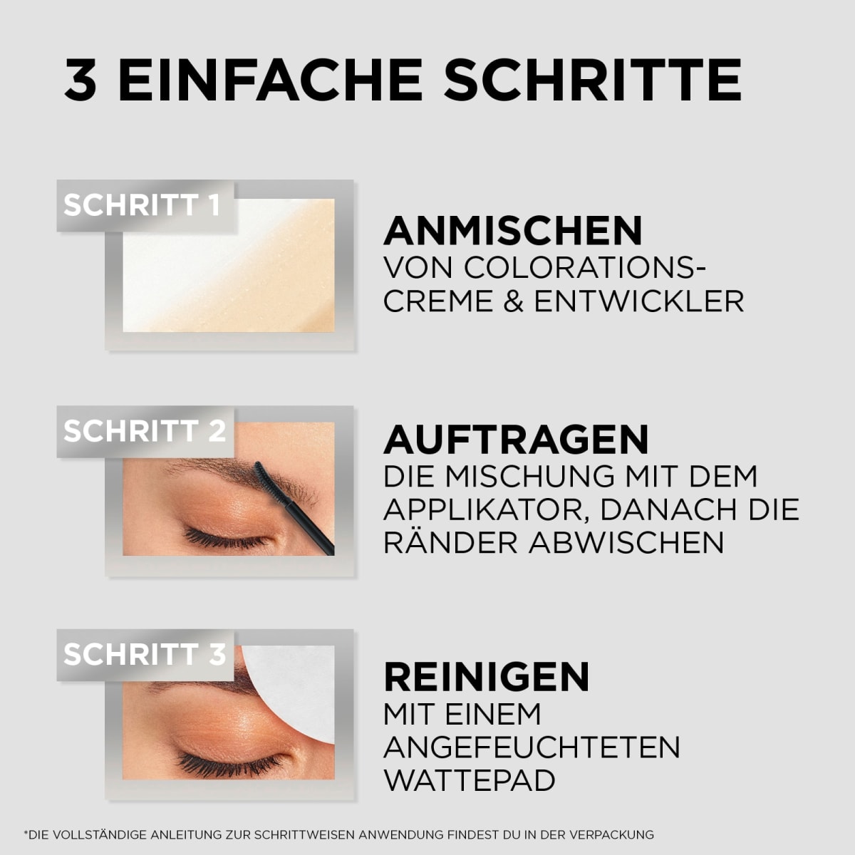 Augenbrauenfarbe Brow Color 1.0 Black, 1 St