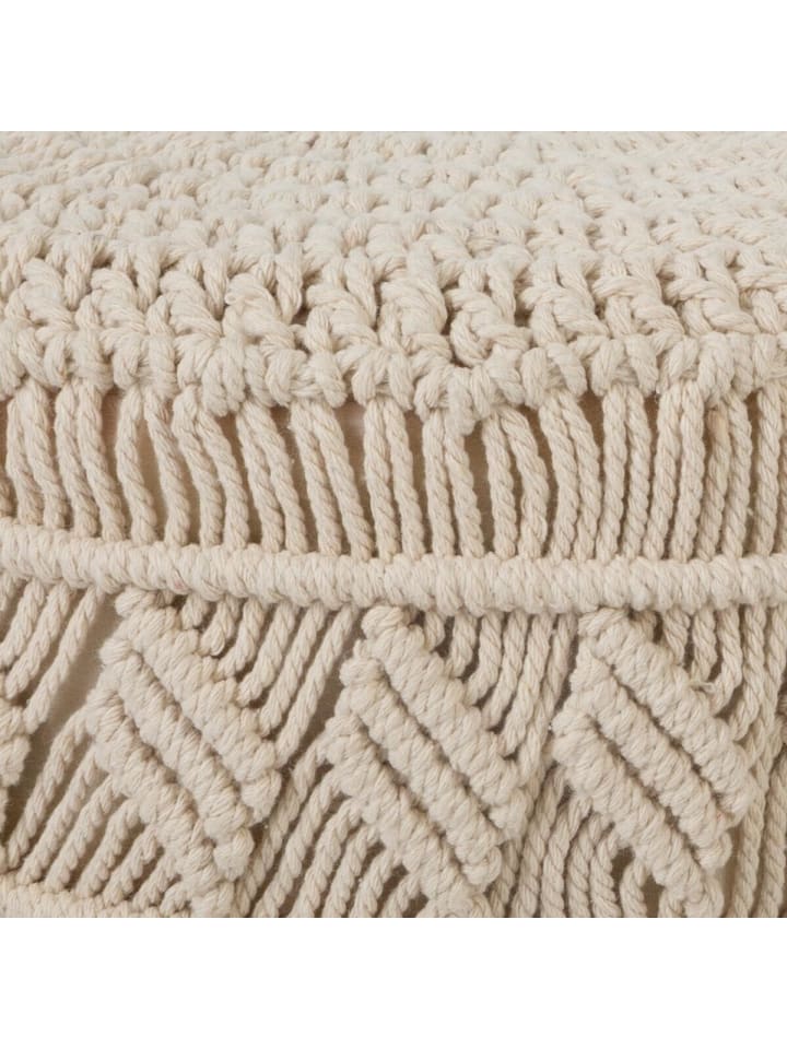 Atmosphera Créateur d'intérieur Hocker in beige günstig kaufen onesize