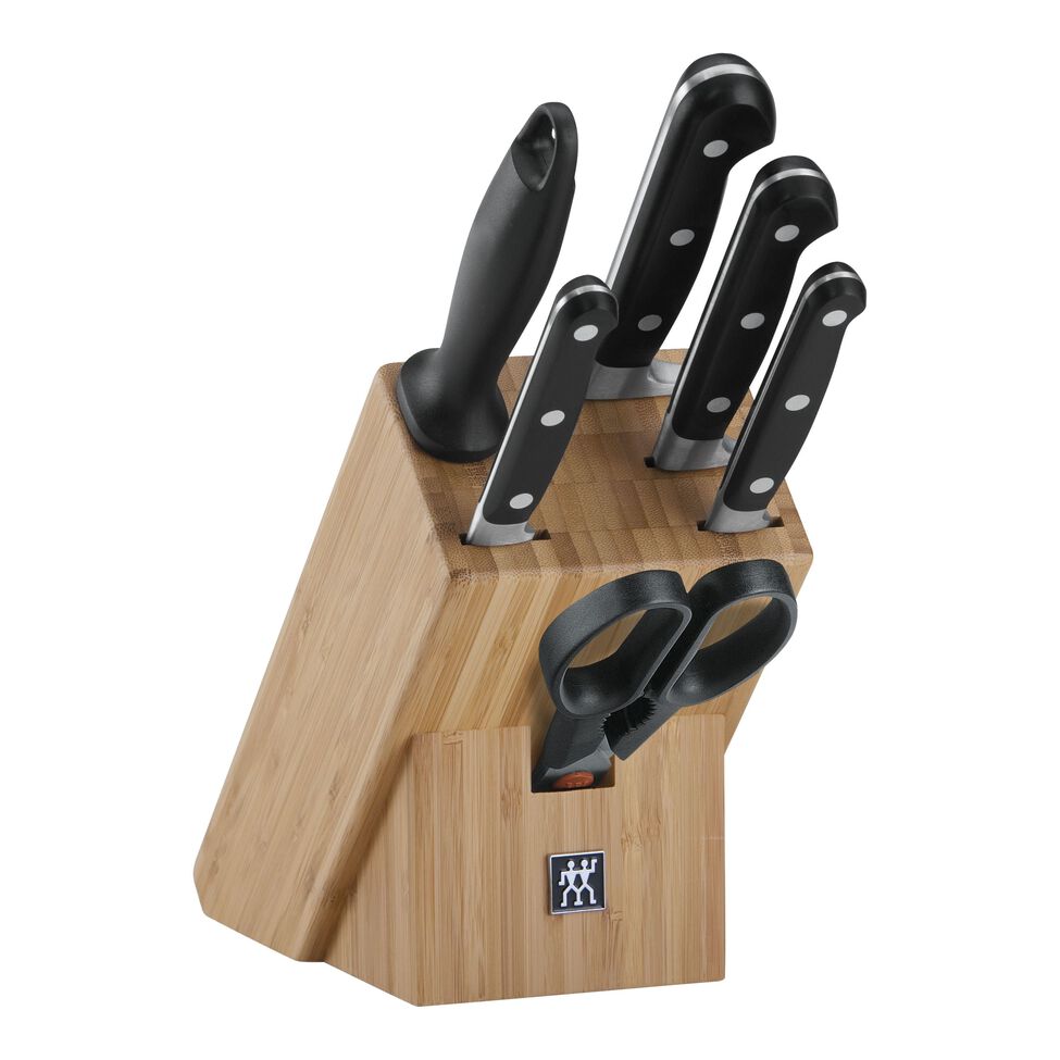 Messerblockset 7-tlg, Natur