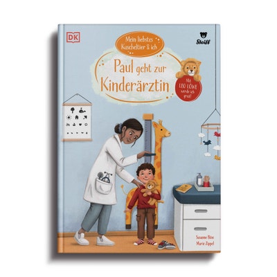 Lesebuch Mein liebstes Kuscheltier und ich: Paul geht zur Kinderärztin, 26 cm, mehrfarbig
