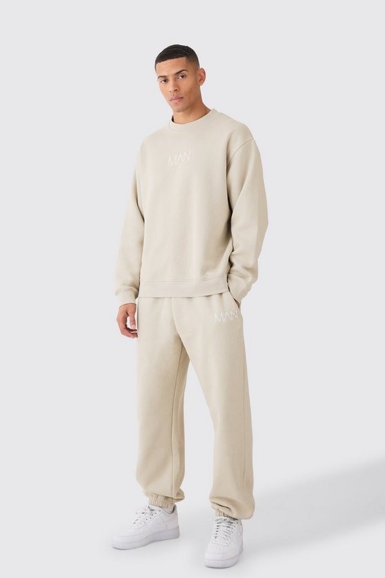 Oversize Original Man Sweatshirt-Trainingsanzug