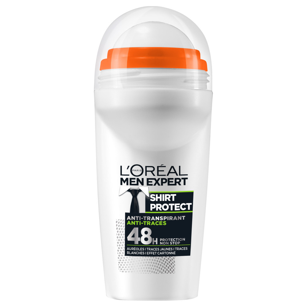 L'Oréal Paris L'Oréal Men Expert Shirt Protect Déodorant Bille Anti-traces - 50ml Déodorant Bille Homme