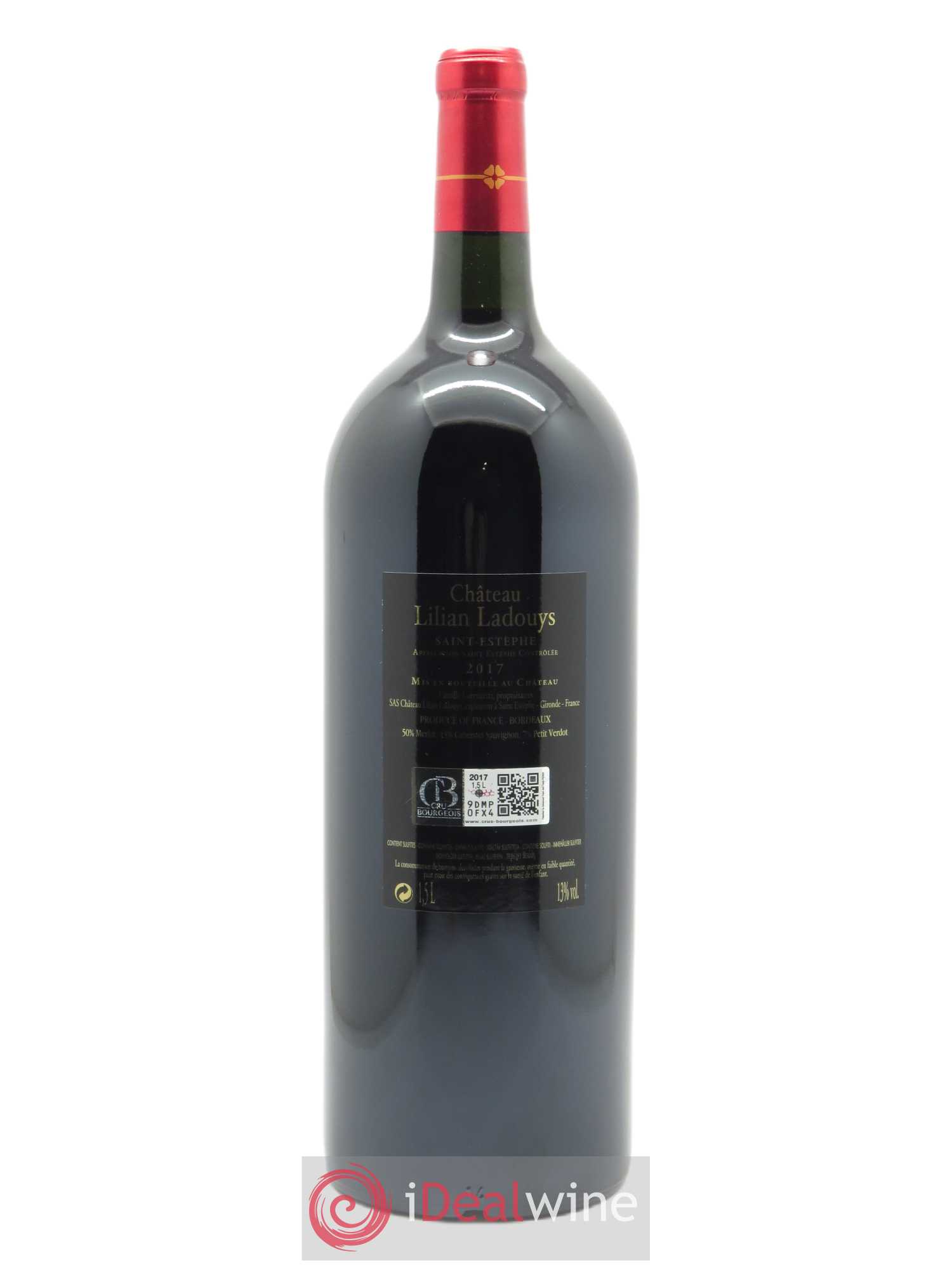 Château Lilian Ladouys Cru Bourgeois  2017 - Lot de 1 Magnum