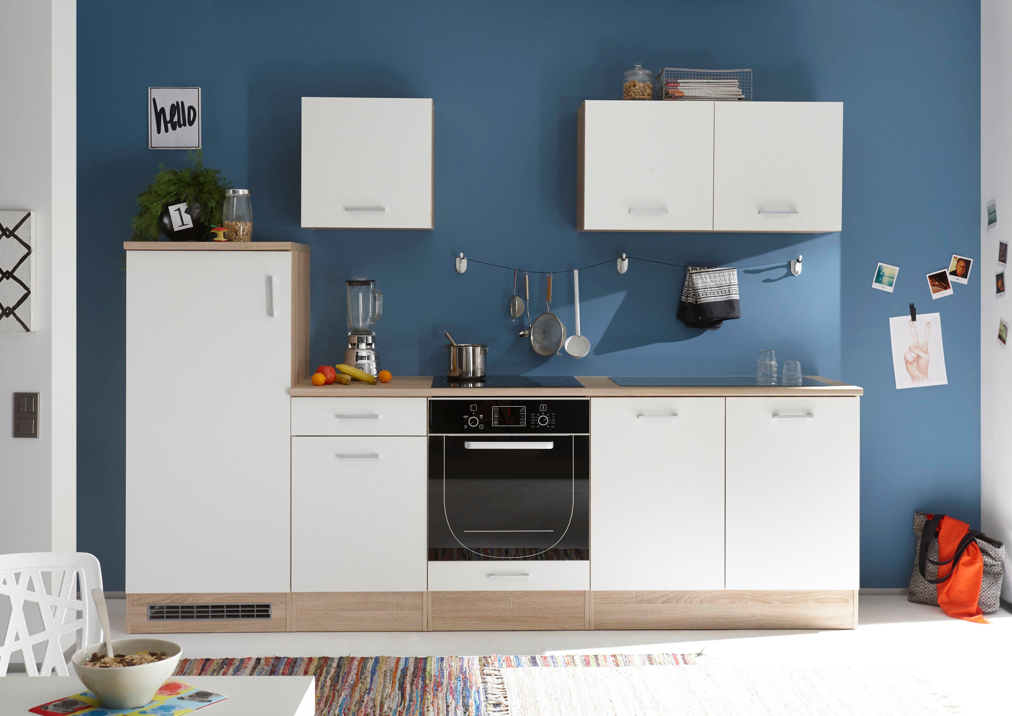BASIC by Balculina Küchenzeile Andy, Breite 270 cm, wahlweise mit E-Geräten