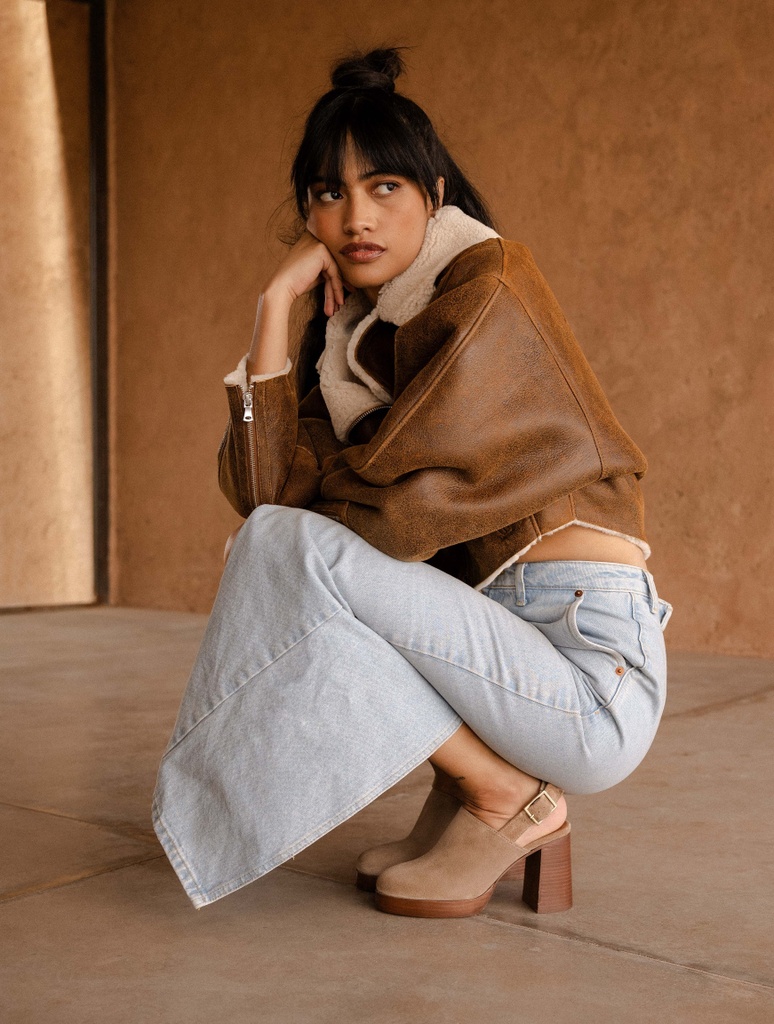 Savannah - Taupe Mohair