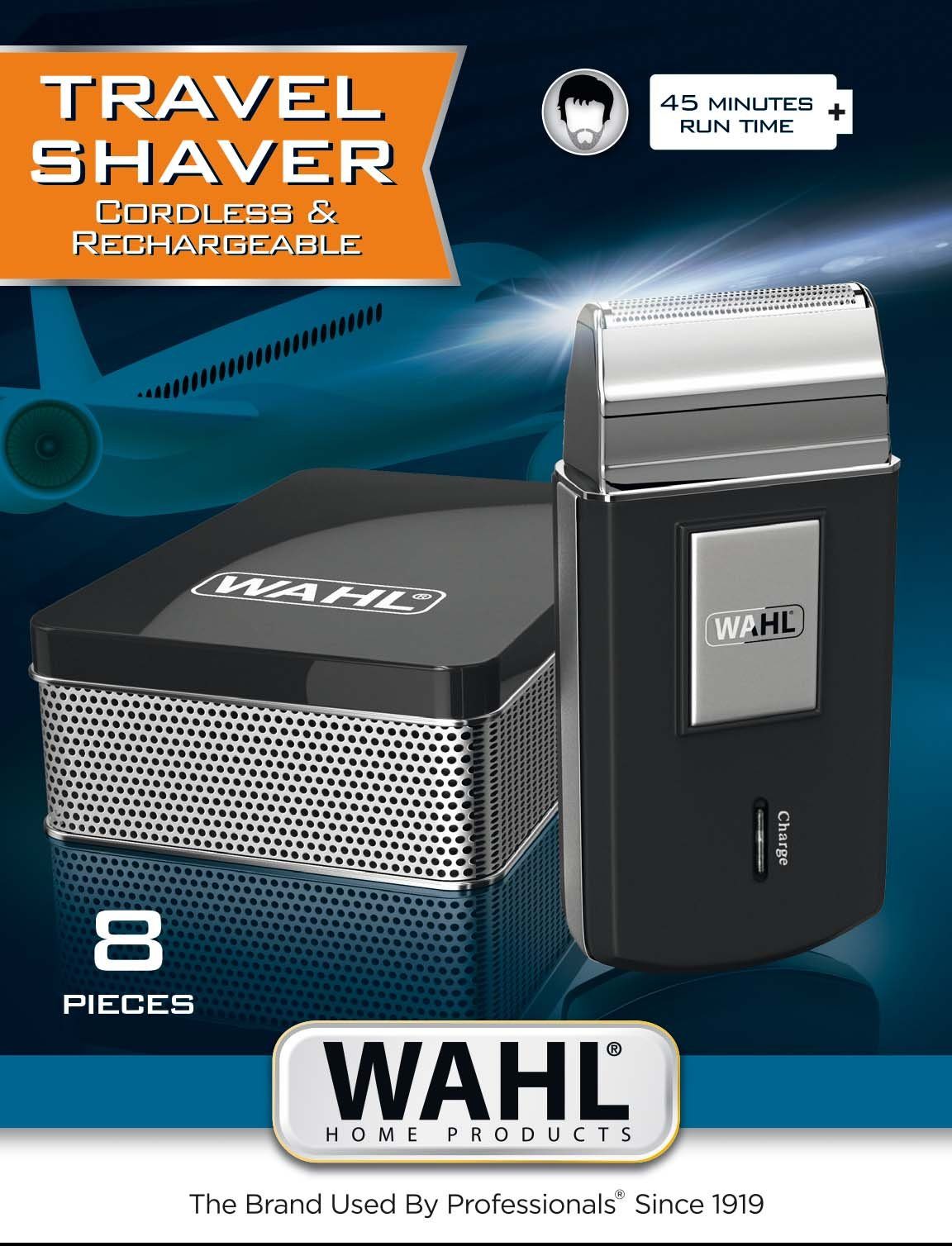 Wahl Elektrorasierer Wahl 03615-1016 Travel Shaver Rasierer im Reiseformat