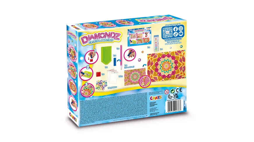 CRAZE DIAMONDZ CRSYTAL PAINTING Picture Set Mandala