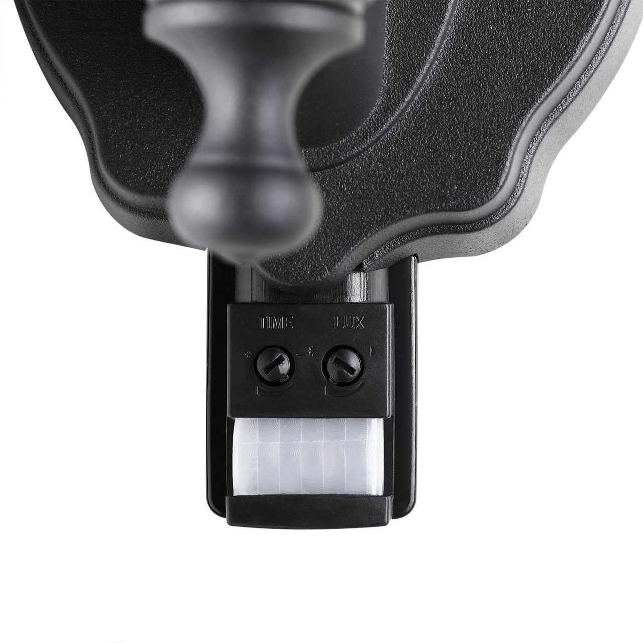 DEUBA Deuba® Wandleuchte Edelstahl Krysante mit Sensor 33,5 x 20 x 22,5cm anthrazit