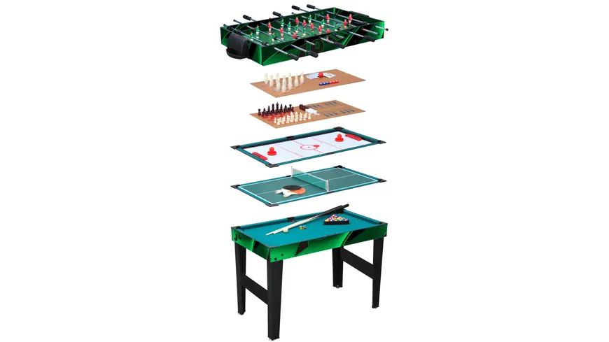Xtrem - Multi-Funktions-Spieltisch 10 in 1