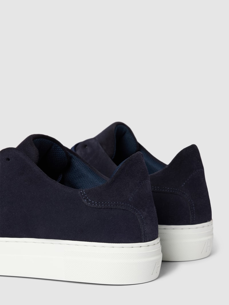Sneaker mit Label-Detail Modell 'DAVID' in dunkelblau