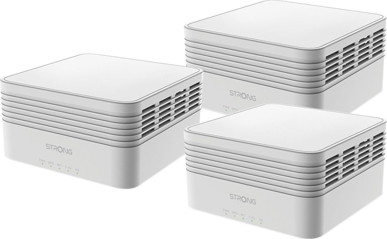 Strong ATRIA Mesh Home Trio Pack AX3000 WLAN-Repeater, 3000 Mbit/s, 3 Einheiten