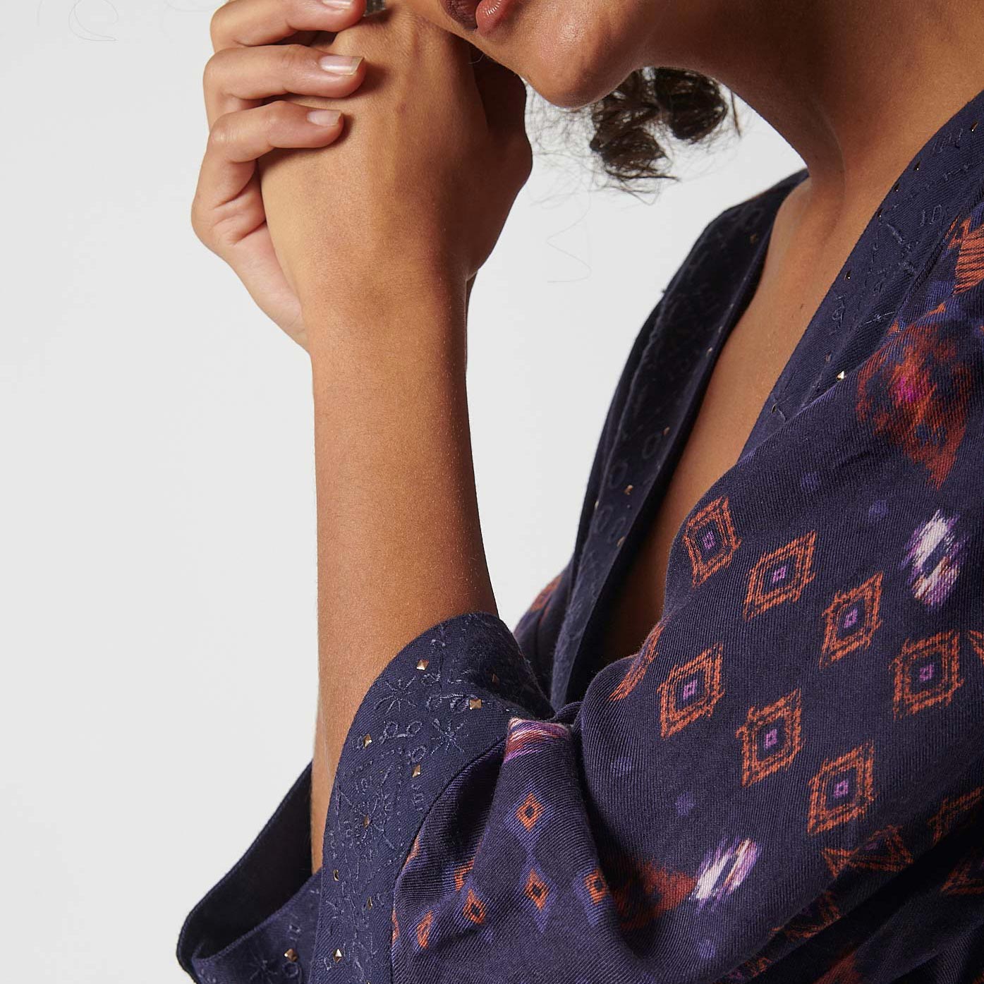 BILOR  Robe imprimé aztèque femme