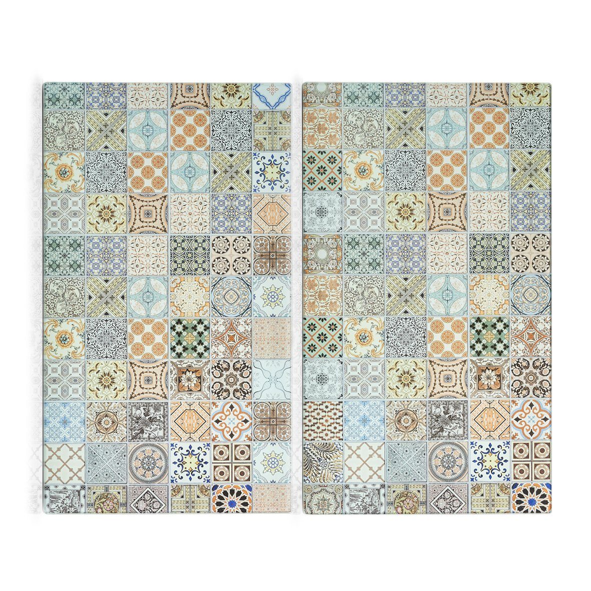 Zeller Present Schneide- und Abdeckplatte Mosaik, ESG-Sicherheitsglas, (Set, 2 tlg)