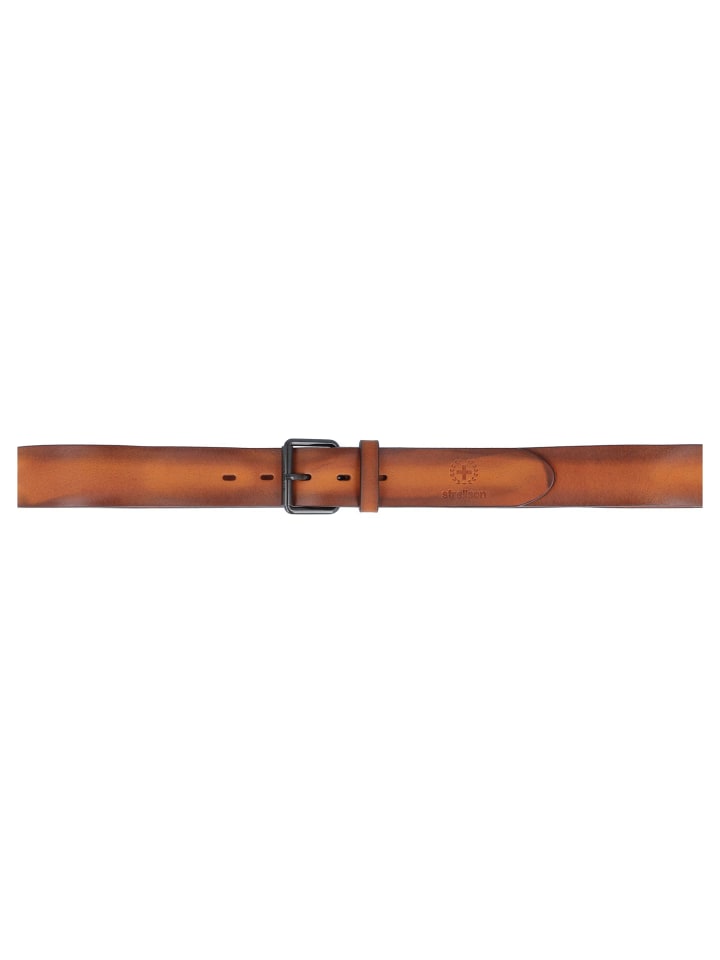 Strellson Gürtel Leder in cognac günstig kaufen 115 cm