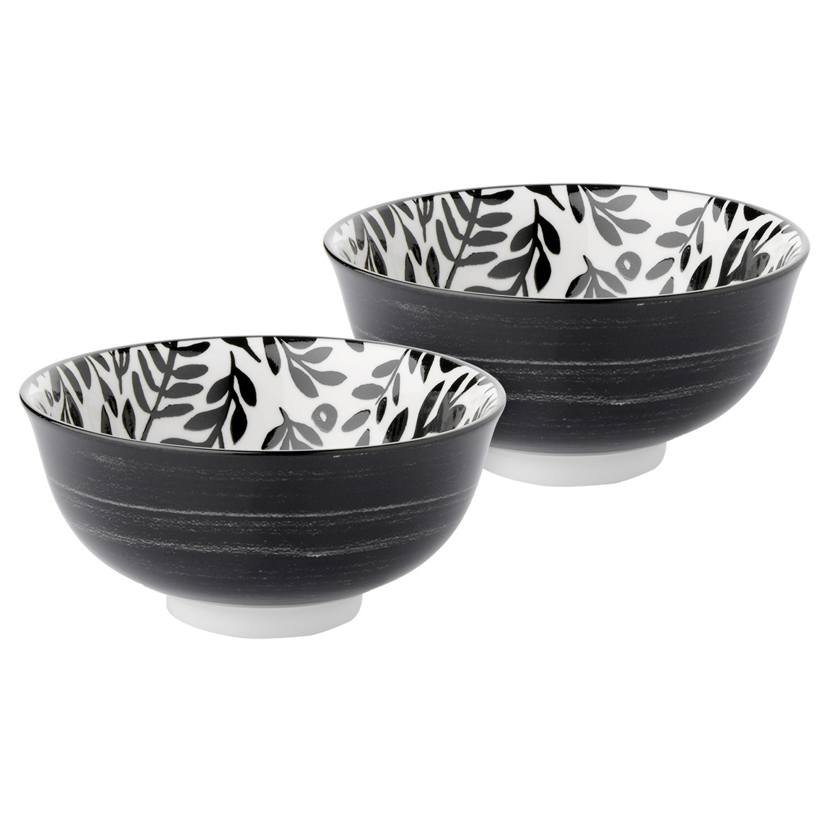 2 kleine Schalen mit floralem Muster