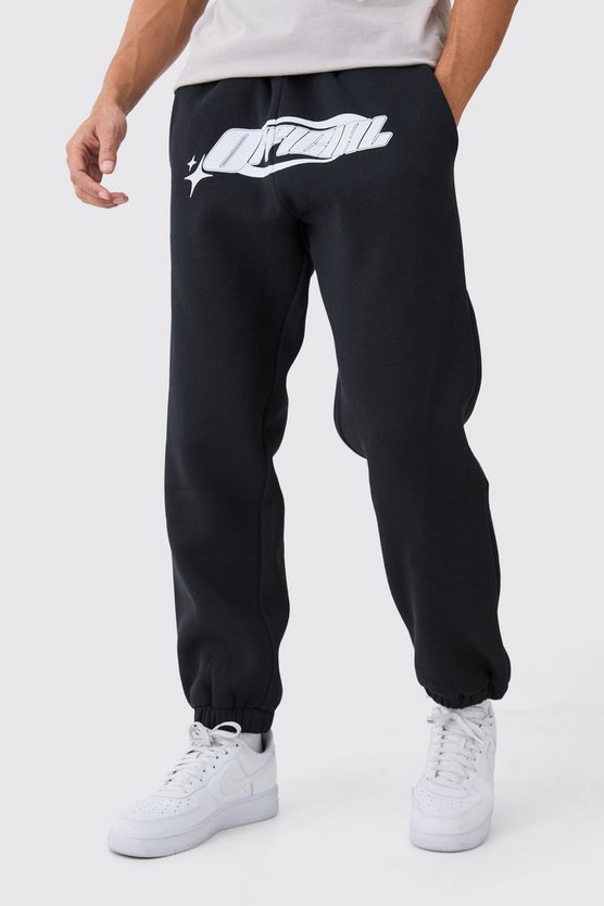 Oversize Jogginghose mit Official Star Print