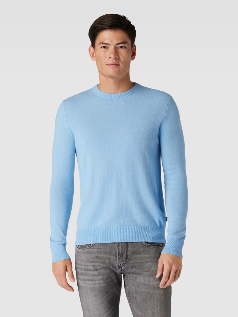 Strickpullover aus Kaschmir Modell 'Cashmono' in hellblau