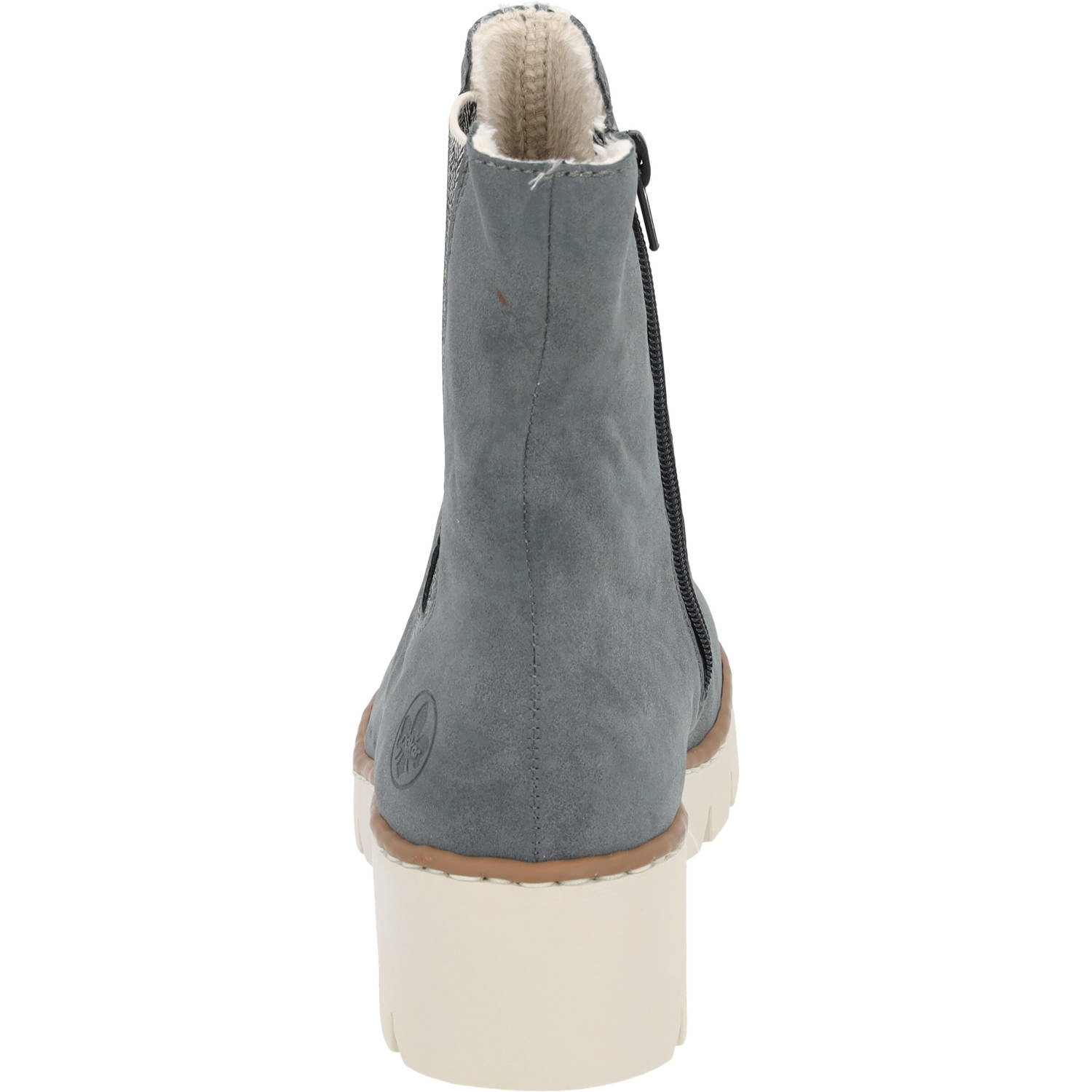 Rieker X5780, Stiefeletten, Damen, Blau (Jeans/Leinen)