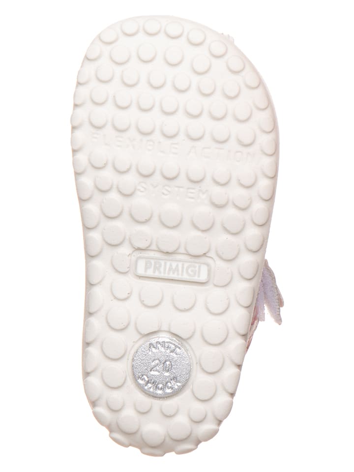 Primigi Leder-Halbsandalen in Weiß/ Rosa günstig kaufen