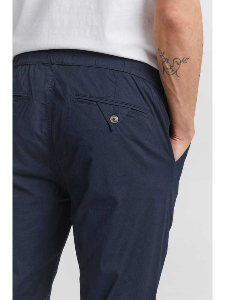 !SOLID Stoffhose SDBod PA - 21107260  Chino Stoffhose mit Gummizug in Blau günstig kaufen