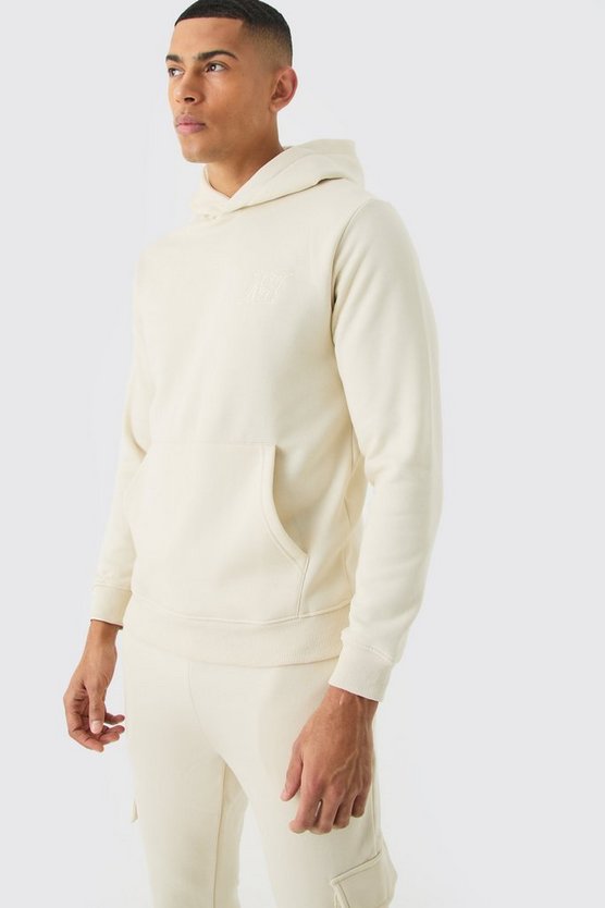 Bestickter Slim-Fit Cargo-Trainingsanzug