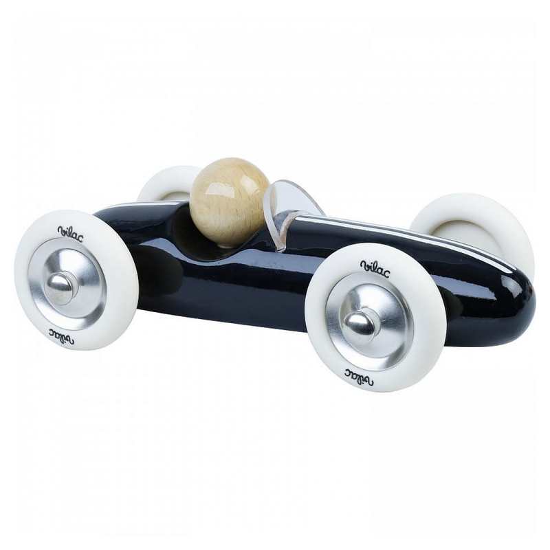 Voiture grand prix vintage noire