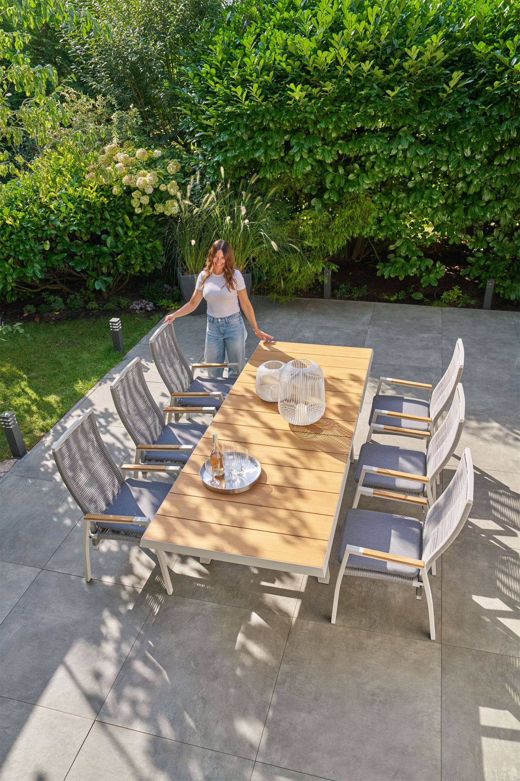 OUTDOORGartensessel Rücken verstellb.
