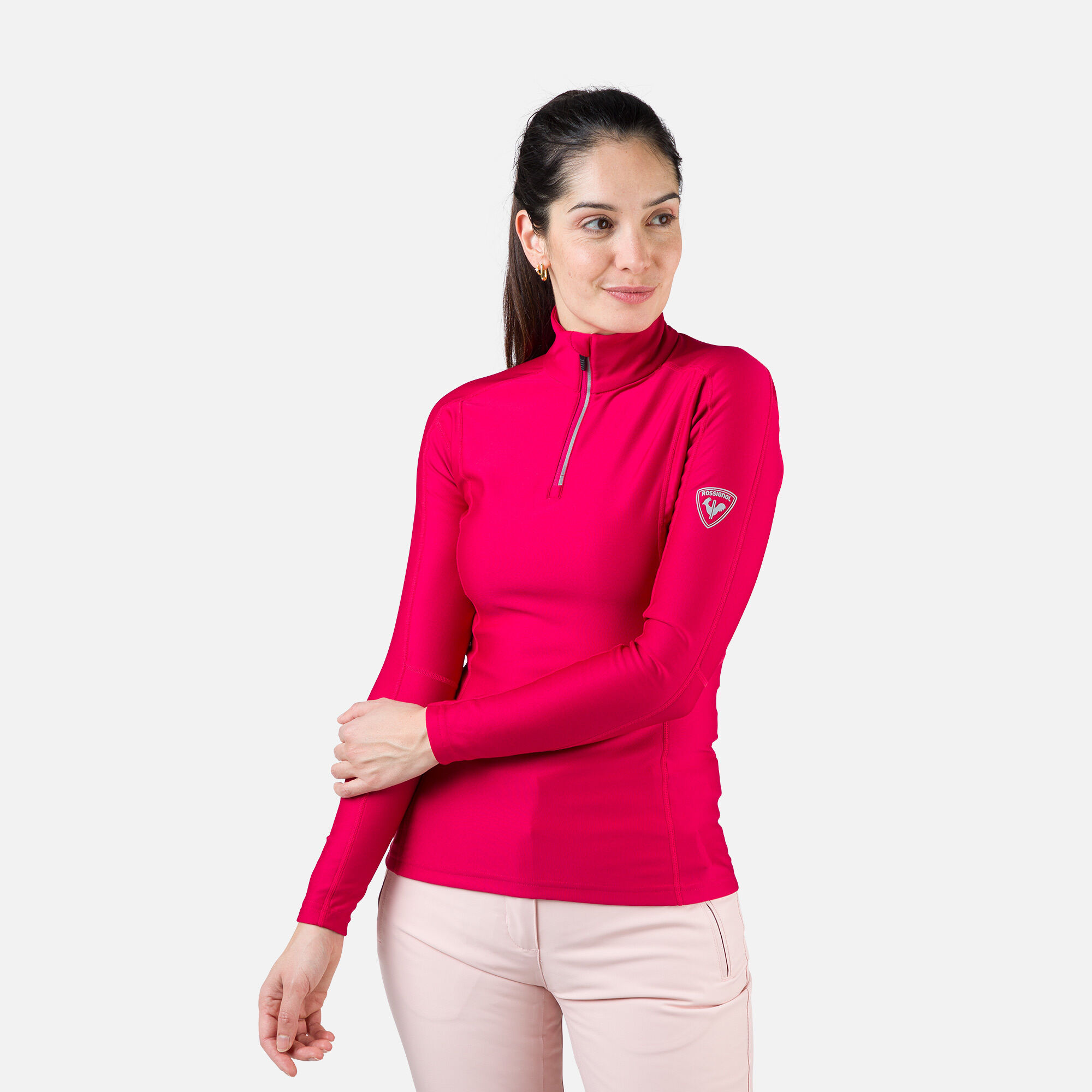 Sous-pull Classique demi-zip Femme