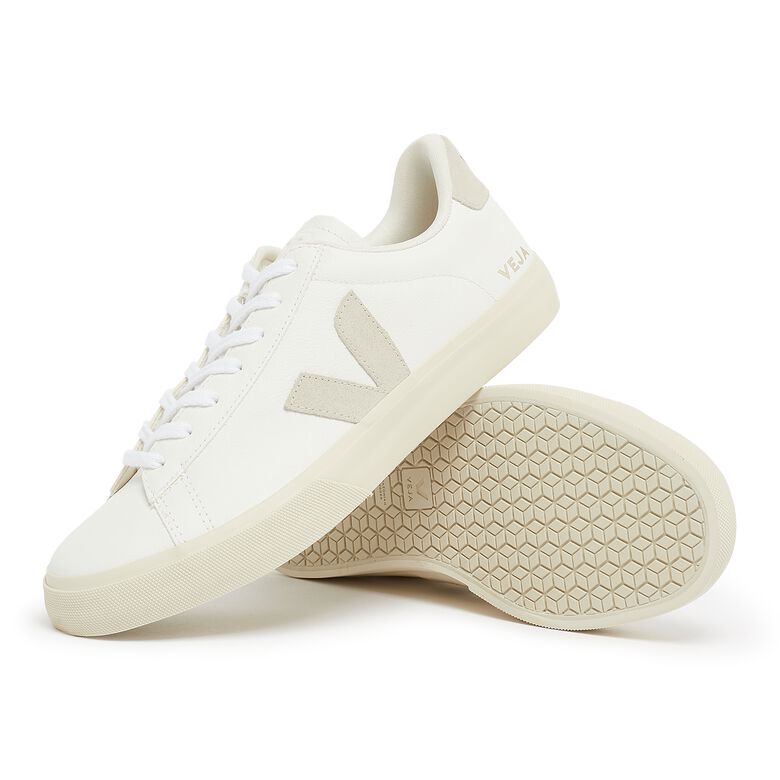 Veja Wmns Campo extra white/natural suede