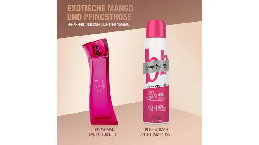 bruno banani Antitranspirant Pure Woman 150 ml