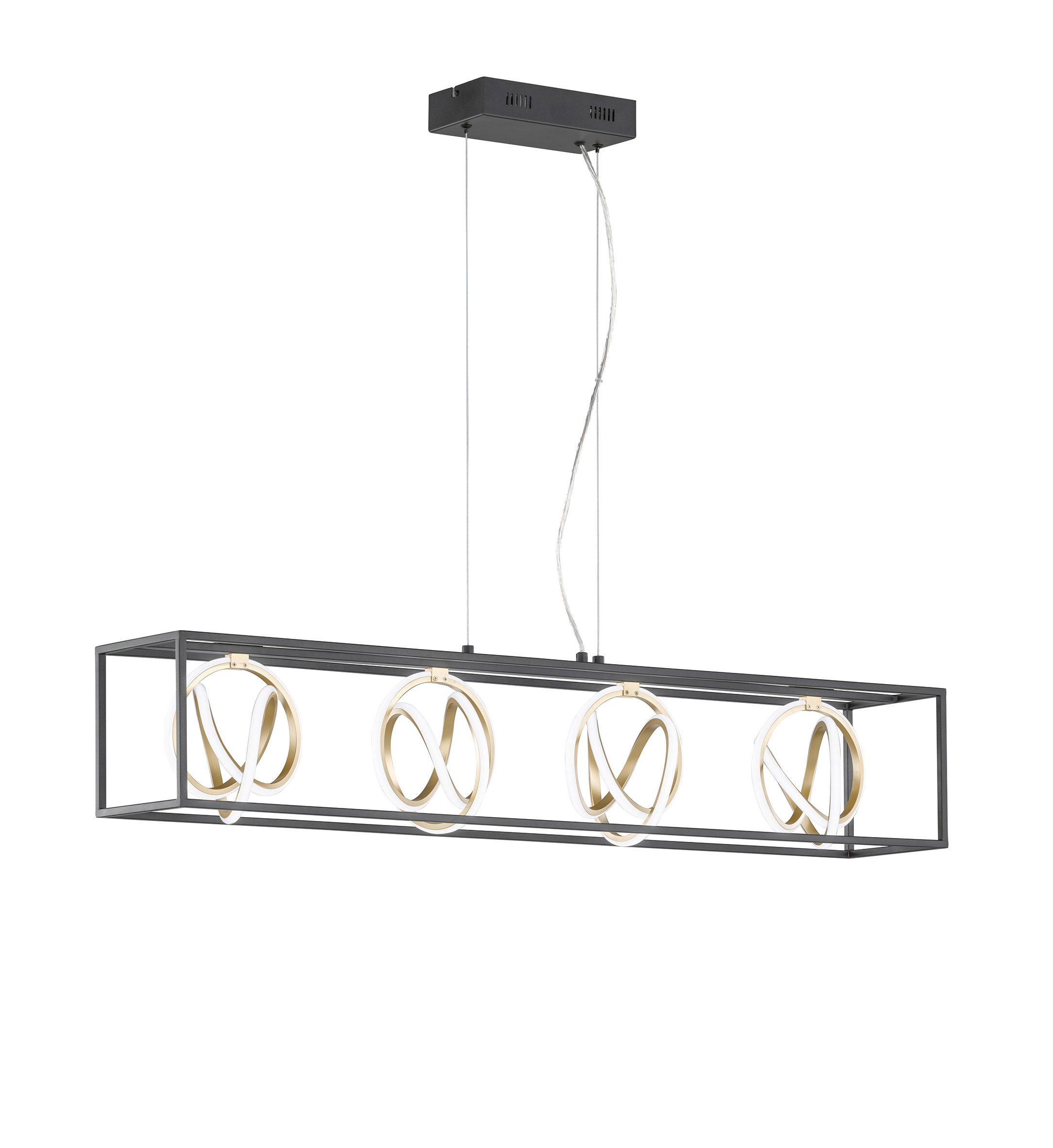 Fischer & HonselLED-Pendelleuchte 4flg