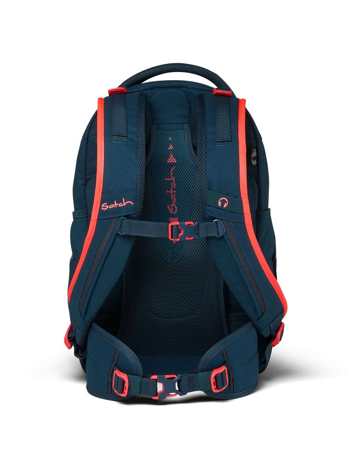 Satch sleek Schulrucksack 45 cm in petrol  pink günstig kaufen onesize