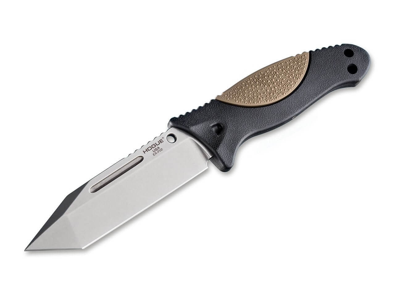 EX-F02 4.5 Satin Tanto Rubber Dark Earth
