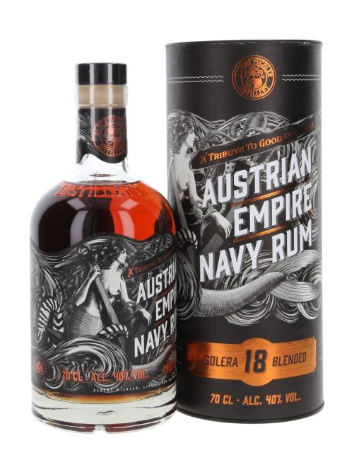 Austrian Empire Navy Rum Solera 18 0,7 l·40 % vol