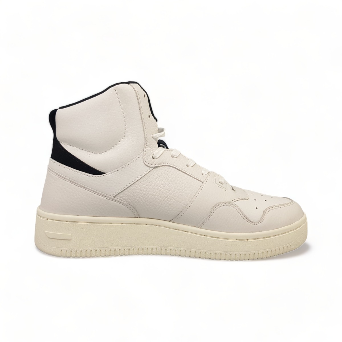 Tommy Hilfiger TJM Basket MID Leather EM0EM01258YBL Weiß YBL Ecru