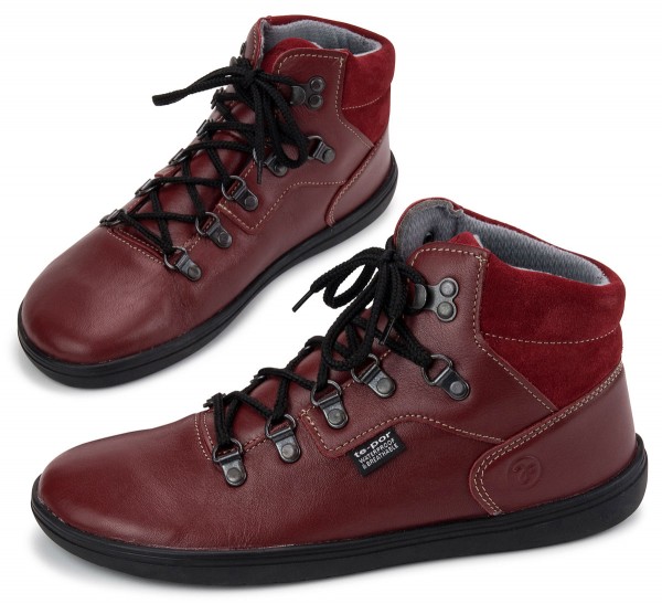 Jonap |a ~ Jampi Leila MidCut Schnürschuh + TEX ~ Red