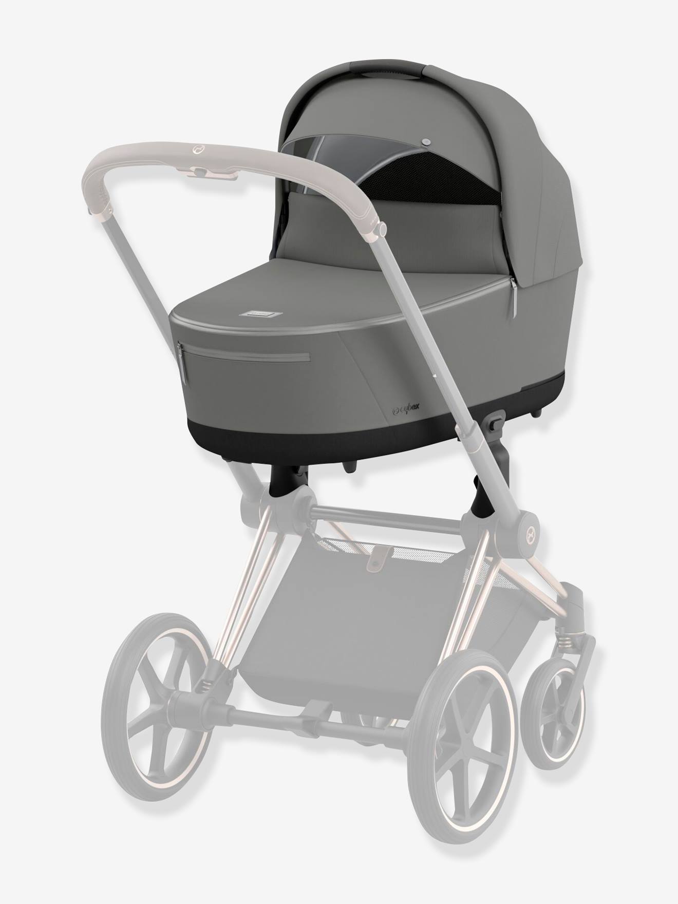 Nacelle landau Lux Nouvelle Génération pour châssis de poussettes CYBEX Platinum Priam/e-Priam gris (soho grey)