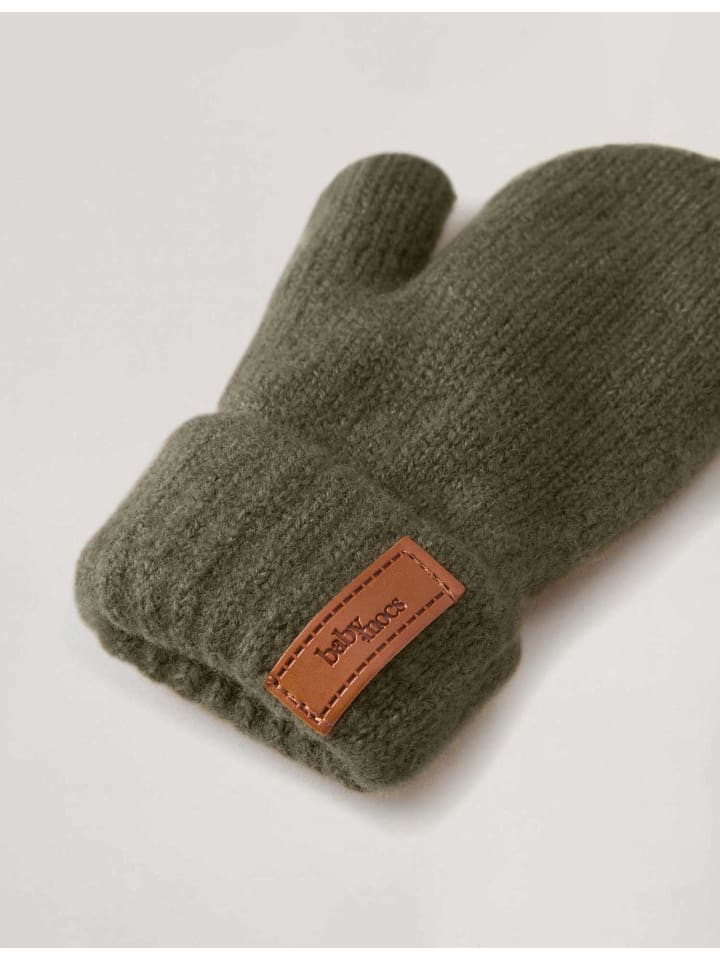 BabyMocs Handschuhe Vegan in khaki günstig kaufen onesize