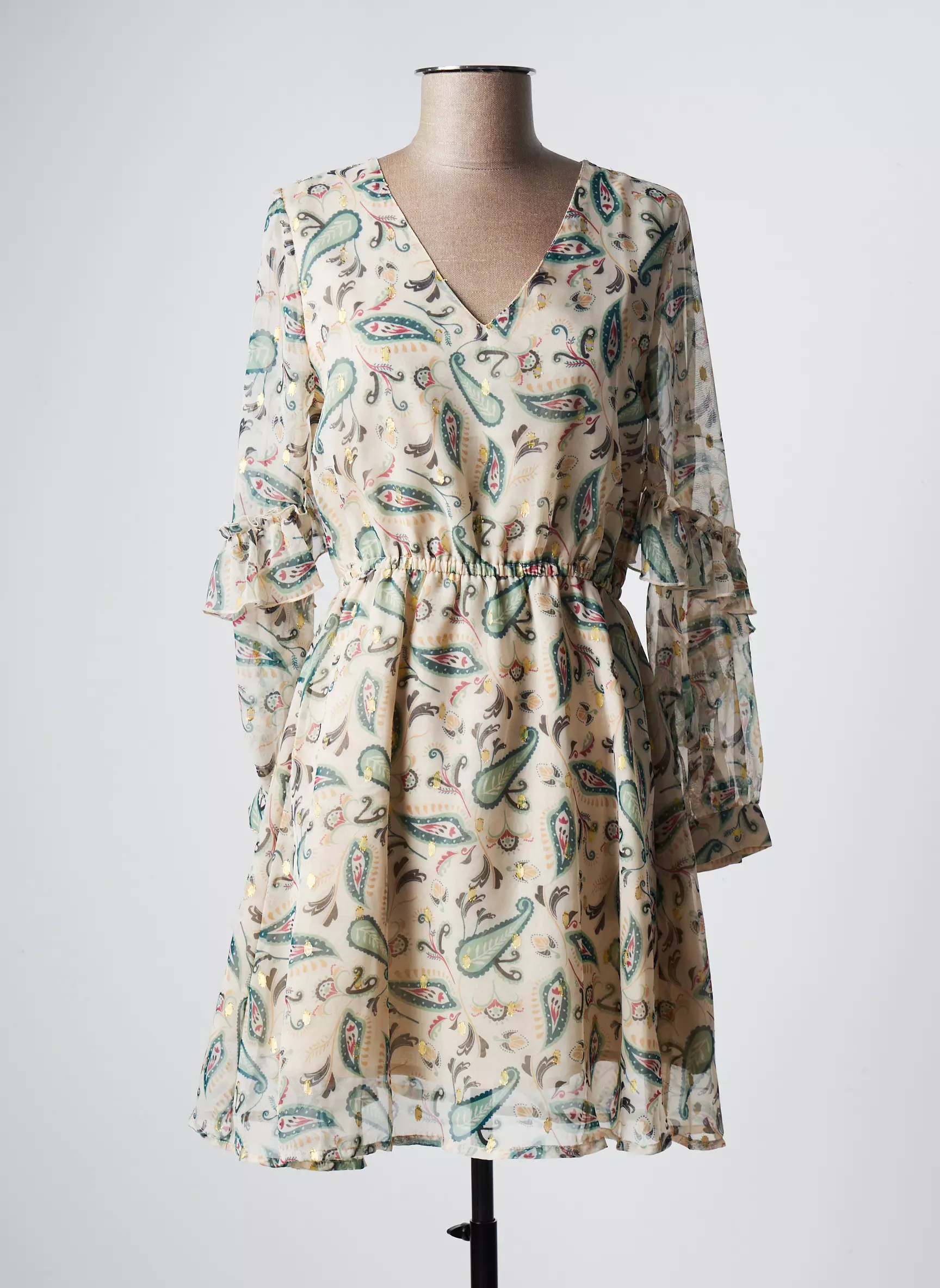 Les Tropeziennes Par M Belarbi Robes Courtes Femme couleur beige