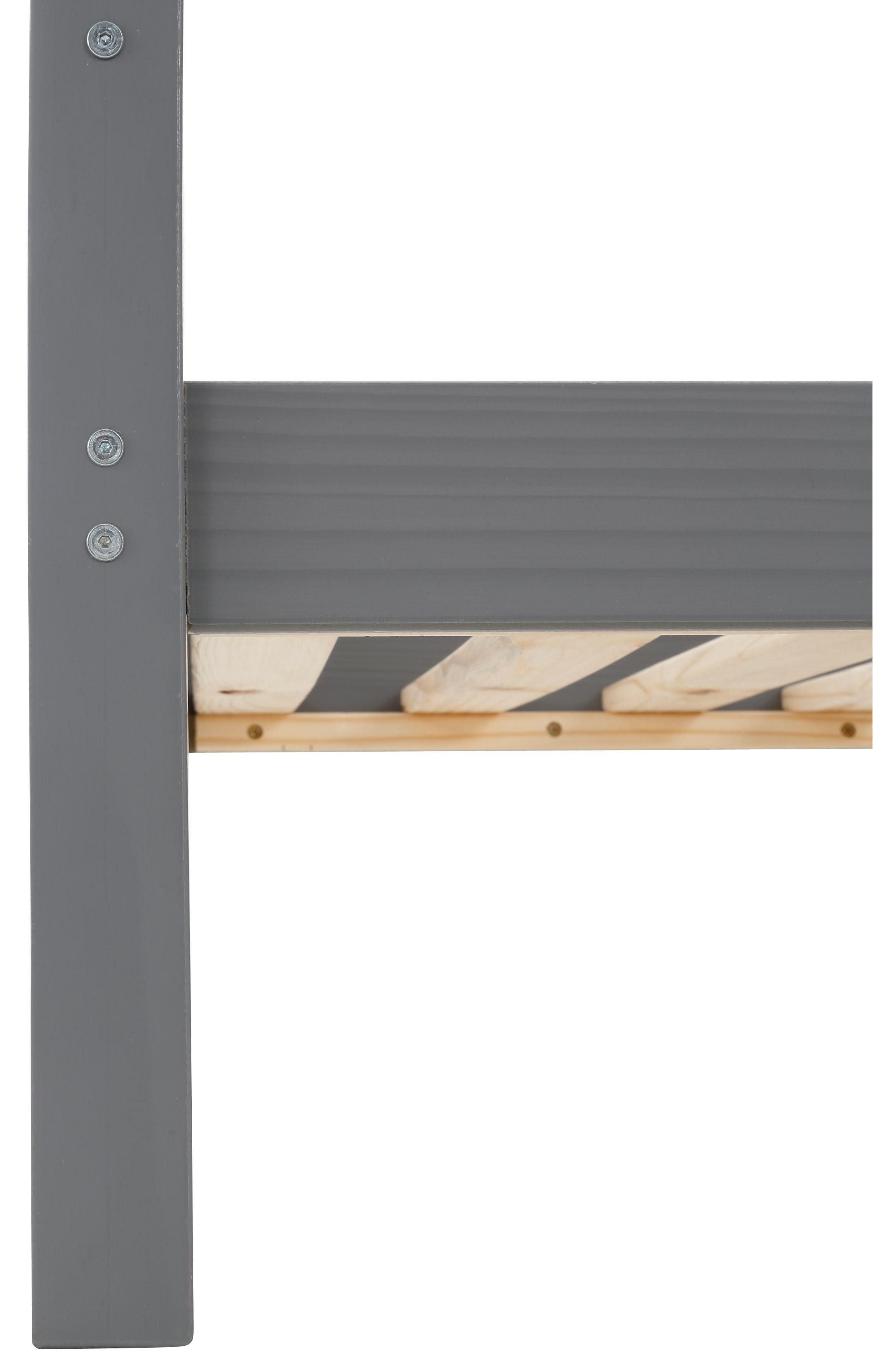 Lüttenhütt Etagenbett Alpi, Deal für begrenzte Zeit!, aus schönem massivem Kiefernholz, Stockbett, Liegeflächenlänge 200 cm