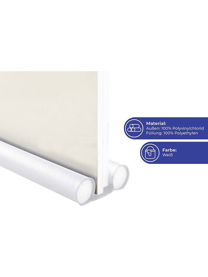 Wenko 2er-Set: Zugluft-Stopper in Weiß - (B)80 x (H)13 cm günstig kaufen onesize