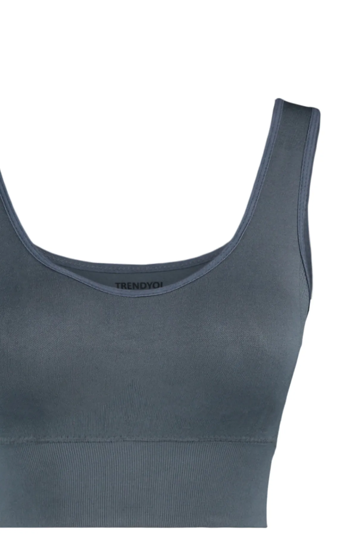 Trendyol Collection  Geräucherter nahtloser/nahtlos unterstützter/formender gestrickter Sport-BH TWOAW23SS00019