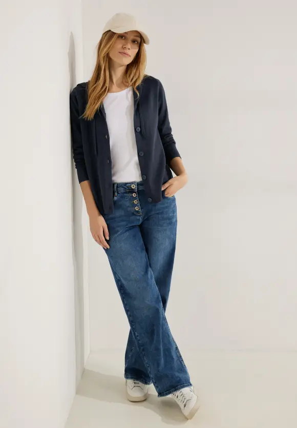 CECIL Kapuzen Strickjacke