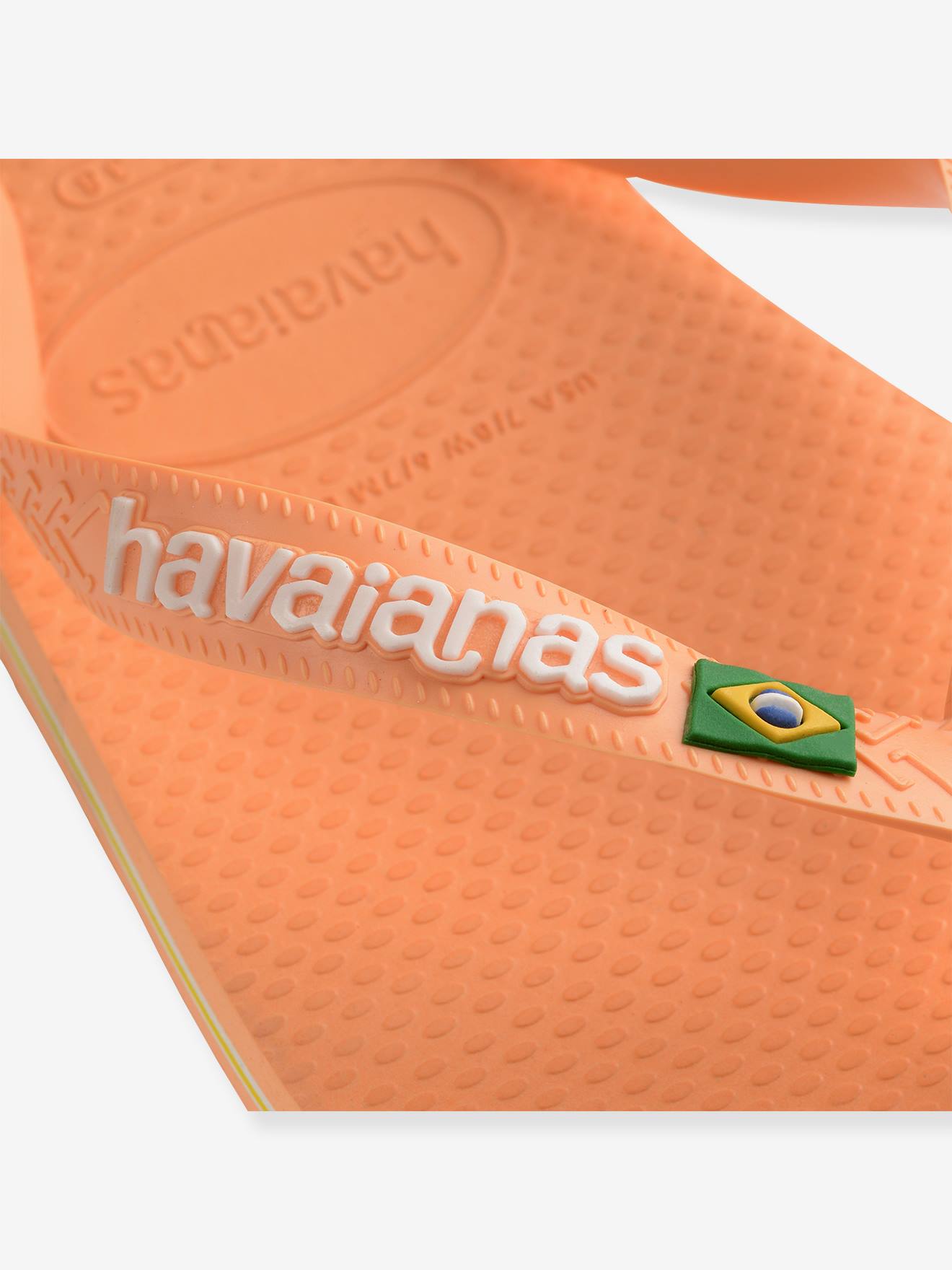 Havaianas Kinder Zehenpantoletten Brasil Logo HAVAIANAS - gelb