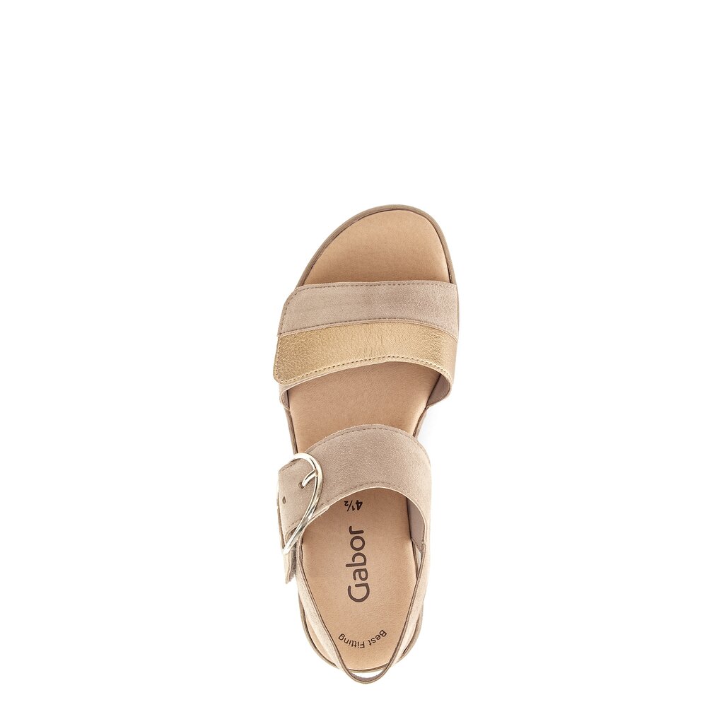 Gabor fashion Plateau Sandale beige