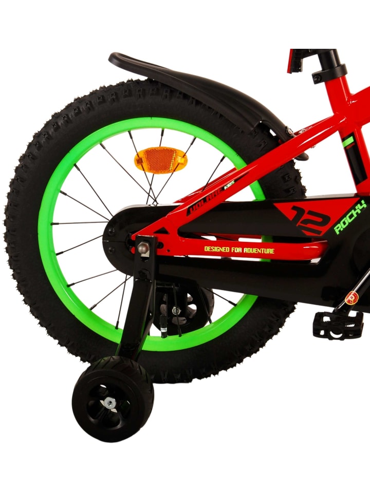 Volare Kinderfahrrad Rocky Fahrrad für Jungen 16 Zoll Kinderrad in Rot 4 Jahre günstig kaufen onesize