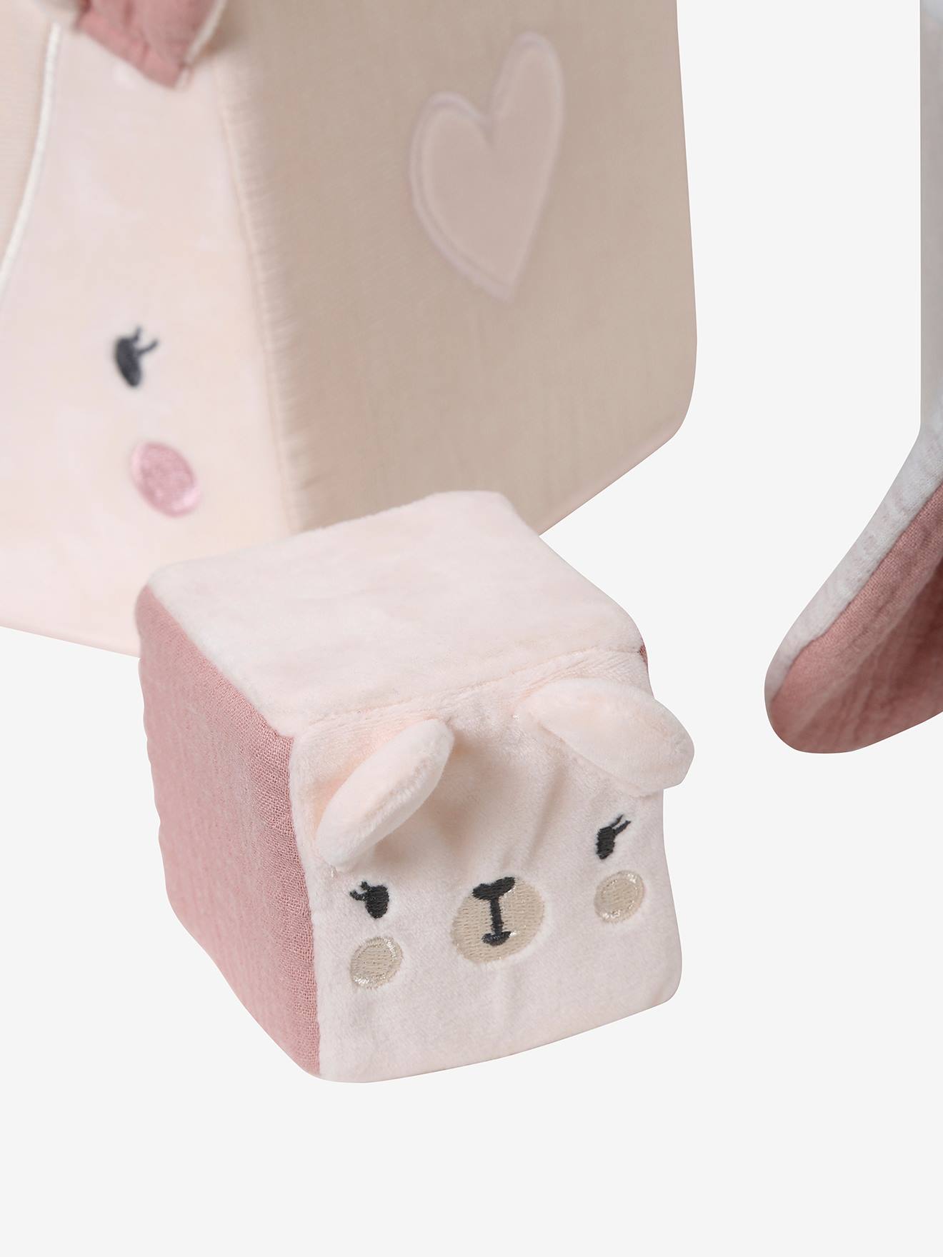 Cubes en tissu GRENIER beige