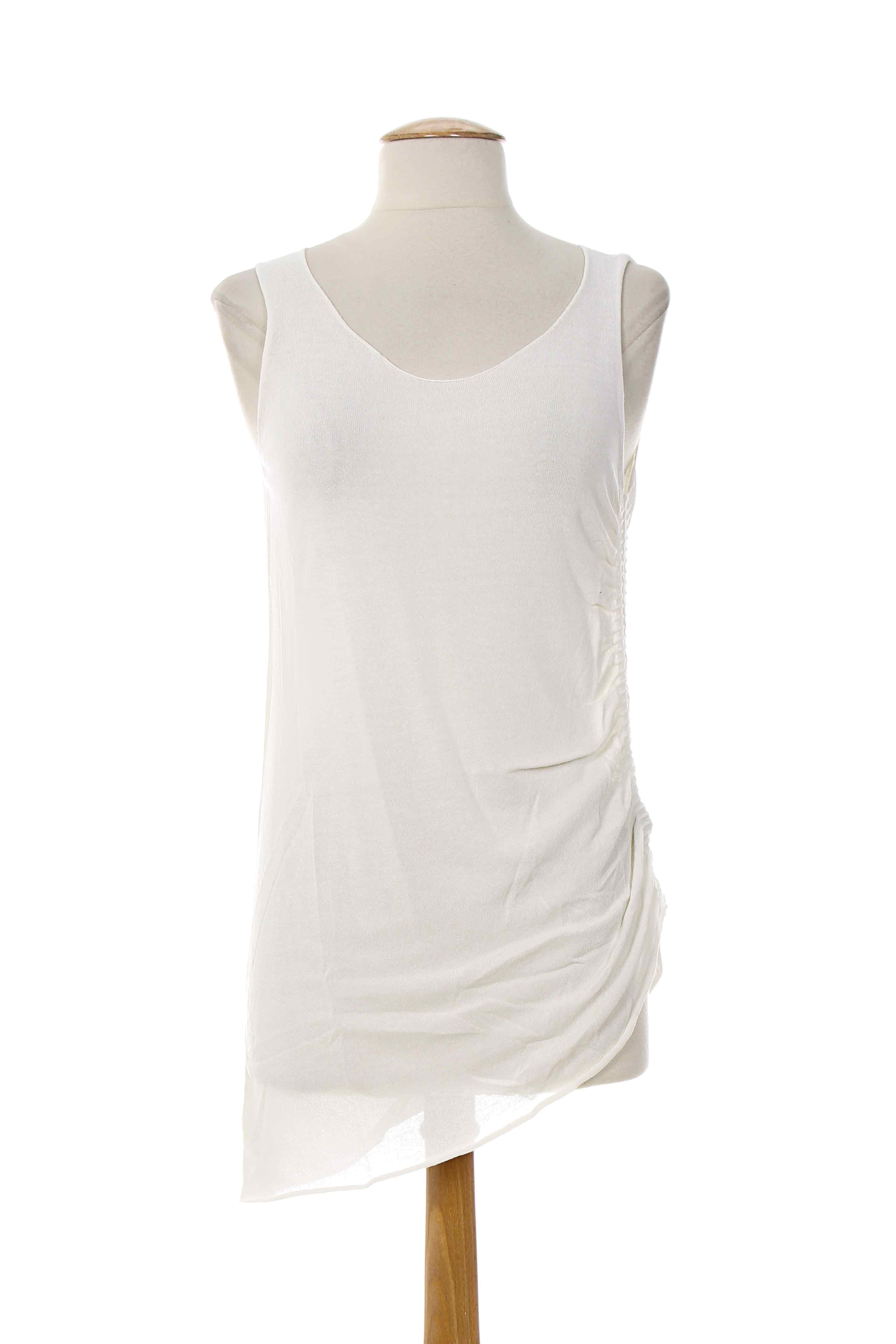 Almalibre Tuniquesansmanche Femme couleur blanc