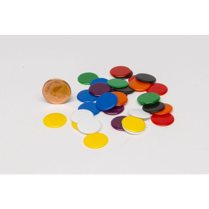 ca. 100 Spielchips 15mm (24 gr.)