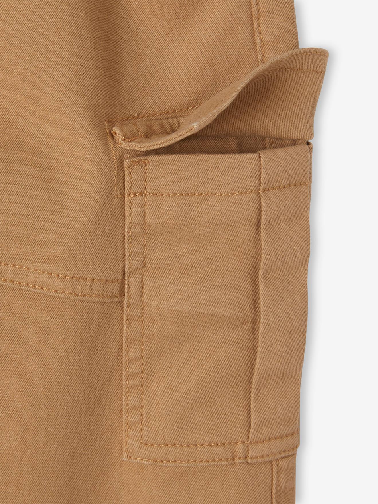 Vertbaudet Jungen Cargohose mit Dehnbund Oeko-Tex - camelfarben